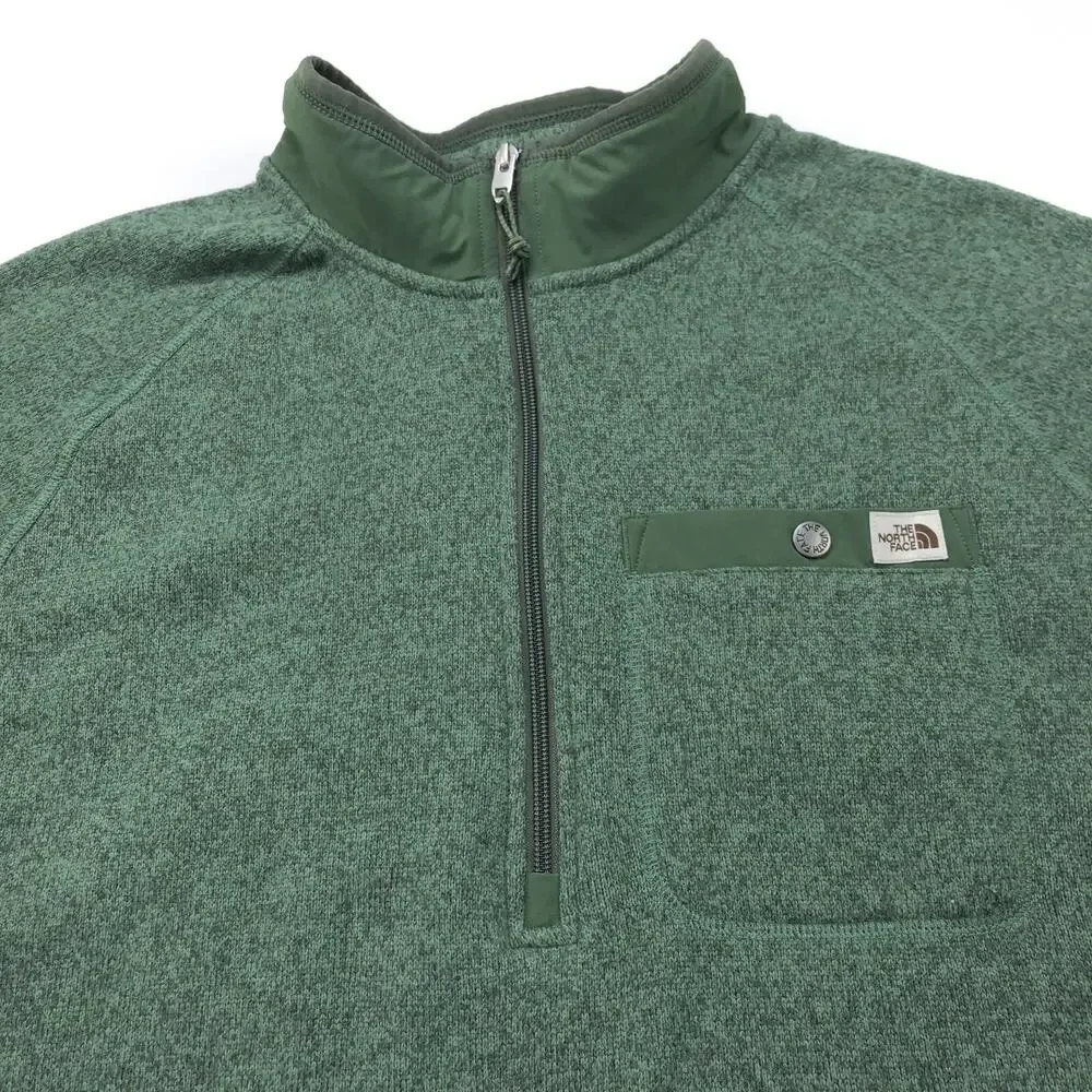 The North Face Gordon Lyons XL Pullover 1/4 Zip Mock Sweater Fleece NF0A5GL2
